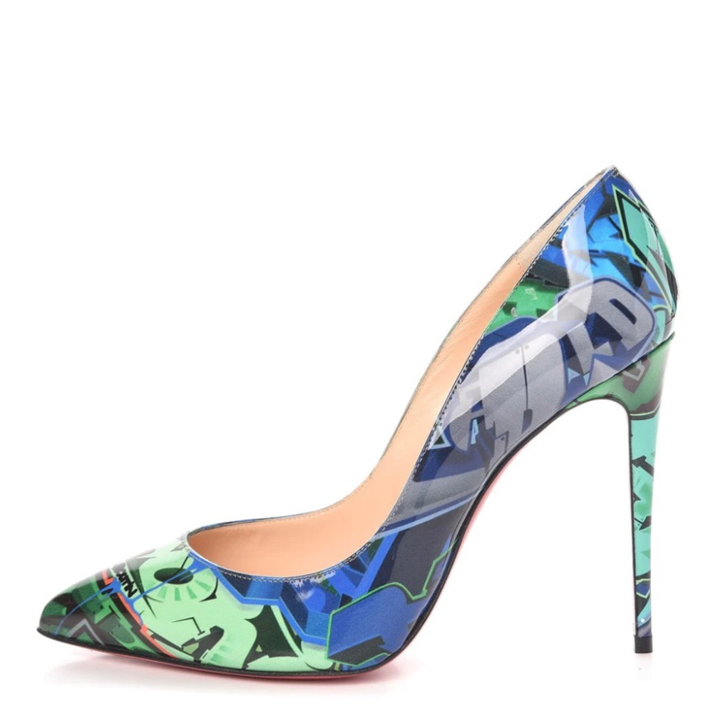 Christian Louboutin Pigalle Follies 100mm Metrograff Pump